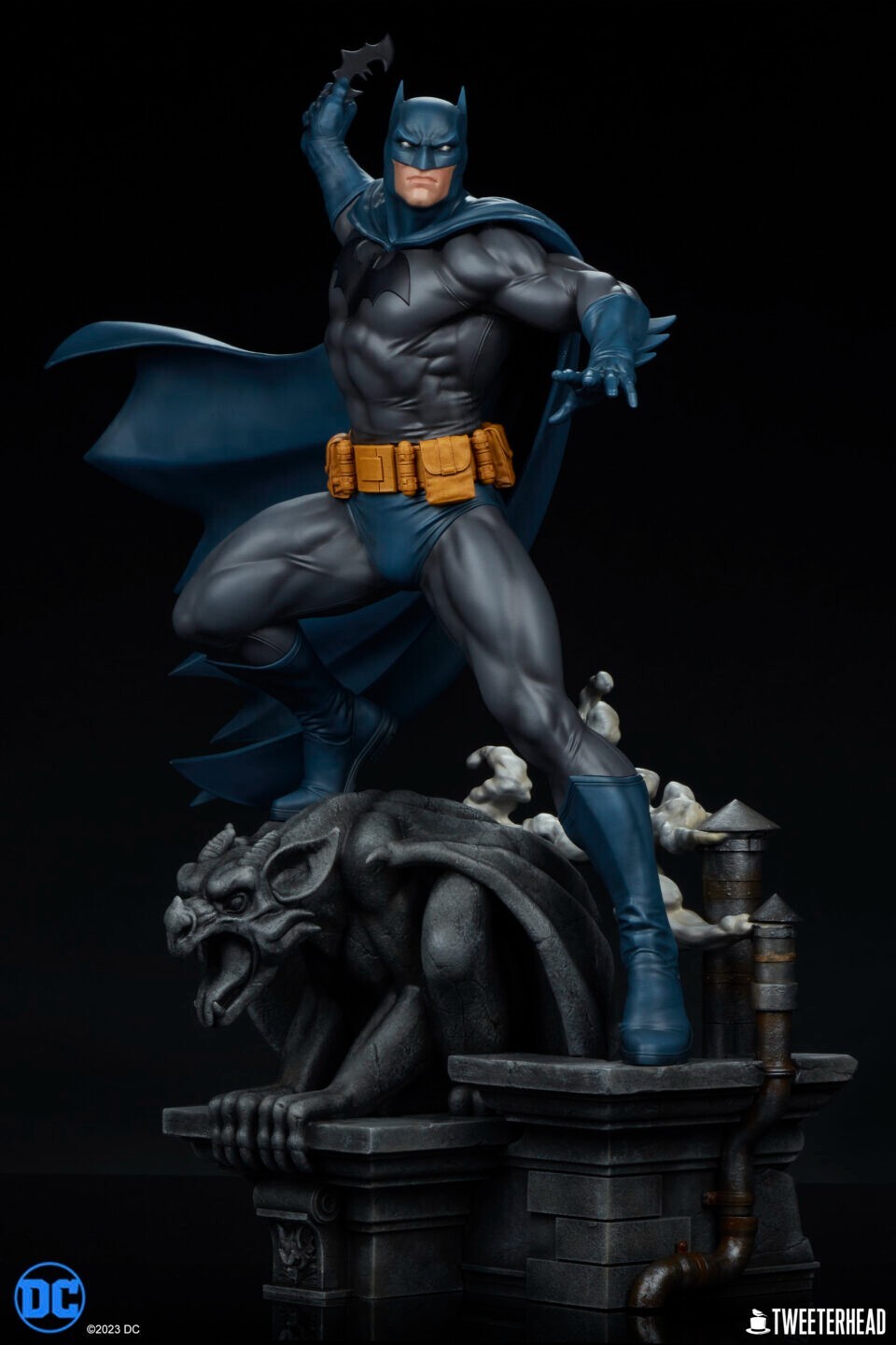 Tweeterhead Batman Blue and Gray Hush Edition Exclusive Maquette Limited to 250