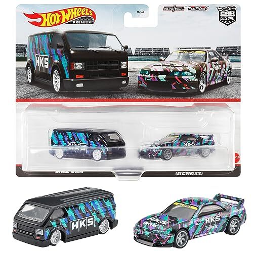 Hot Wheels Premium 2/ Pack Nissan Skyline GT-R (BNCR33) MBK Van mini car
