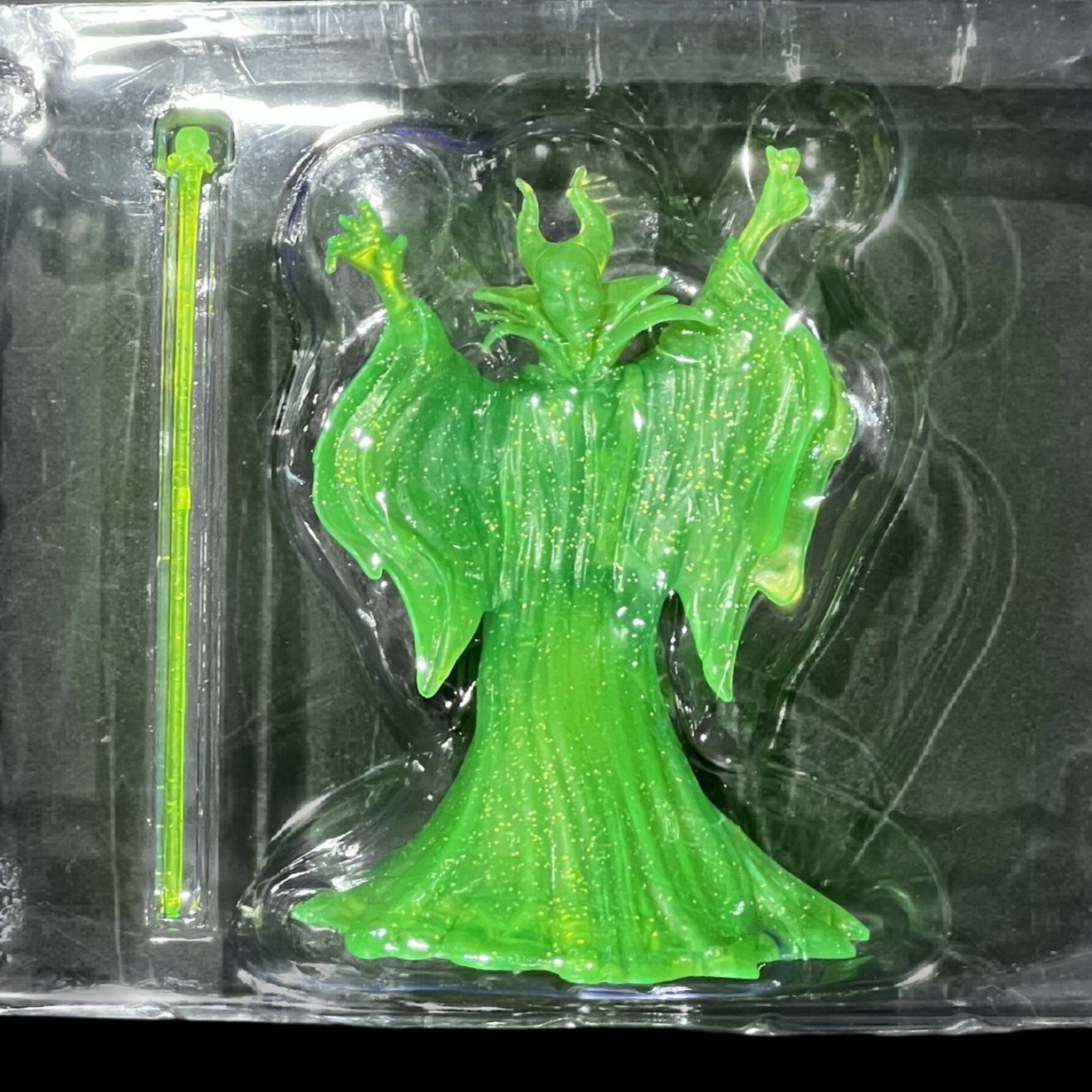 Disney D23 Magic & Mystery Maleficent Glow GITD Figurine Rare NWOT