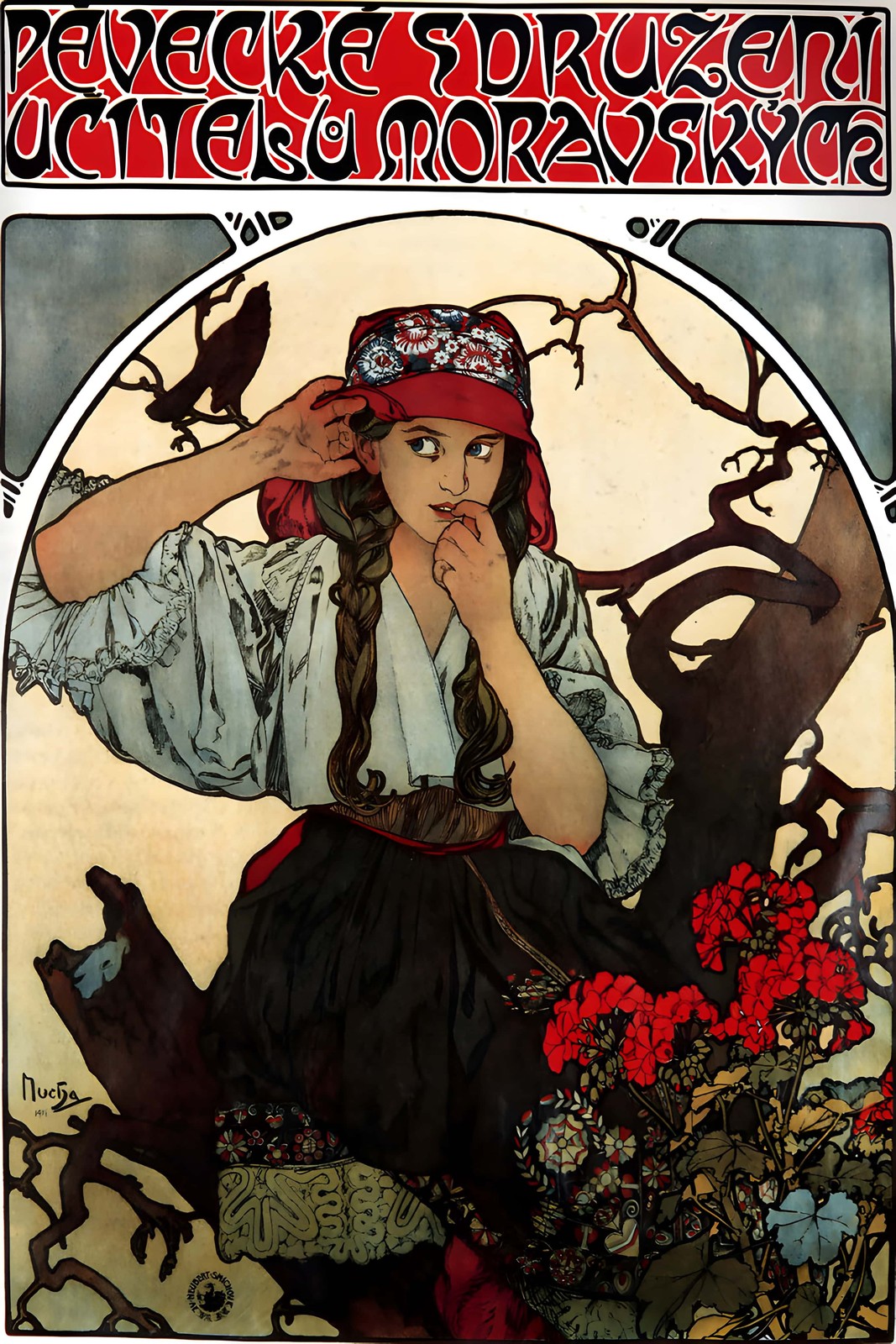 Art Nouveau (1910) Alphonse Mucha Poster - 24x36” - Hi-Res💎 Print - 200 GSM