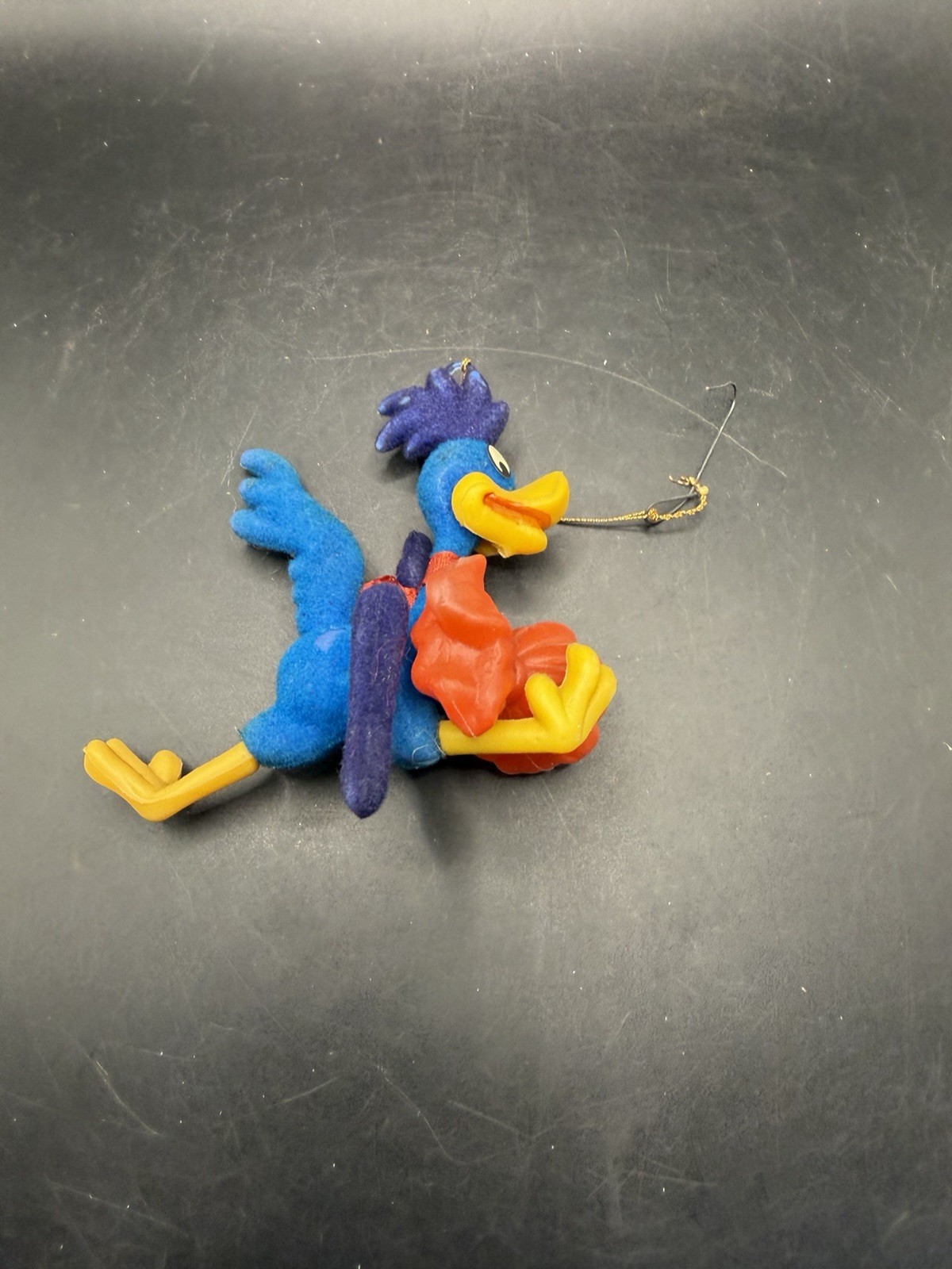 1977 Vtg Road Runner Elmer Fudd Blow Mold Christmas Ornaments Warner Brothers
