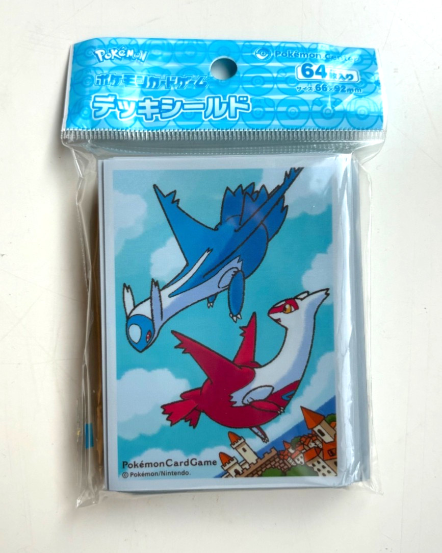 Pokemon Center Japan Latias Latios Deck Shield Sleeves 64 Official Sealed Limite