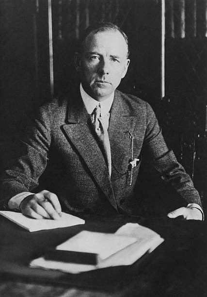 Lamont Thomas William 30.09.1870 Banker USA portrait 1929 Old Photo