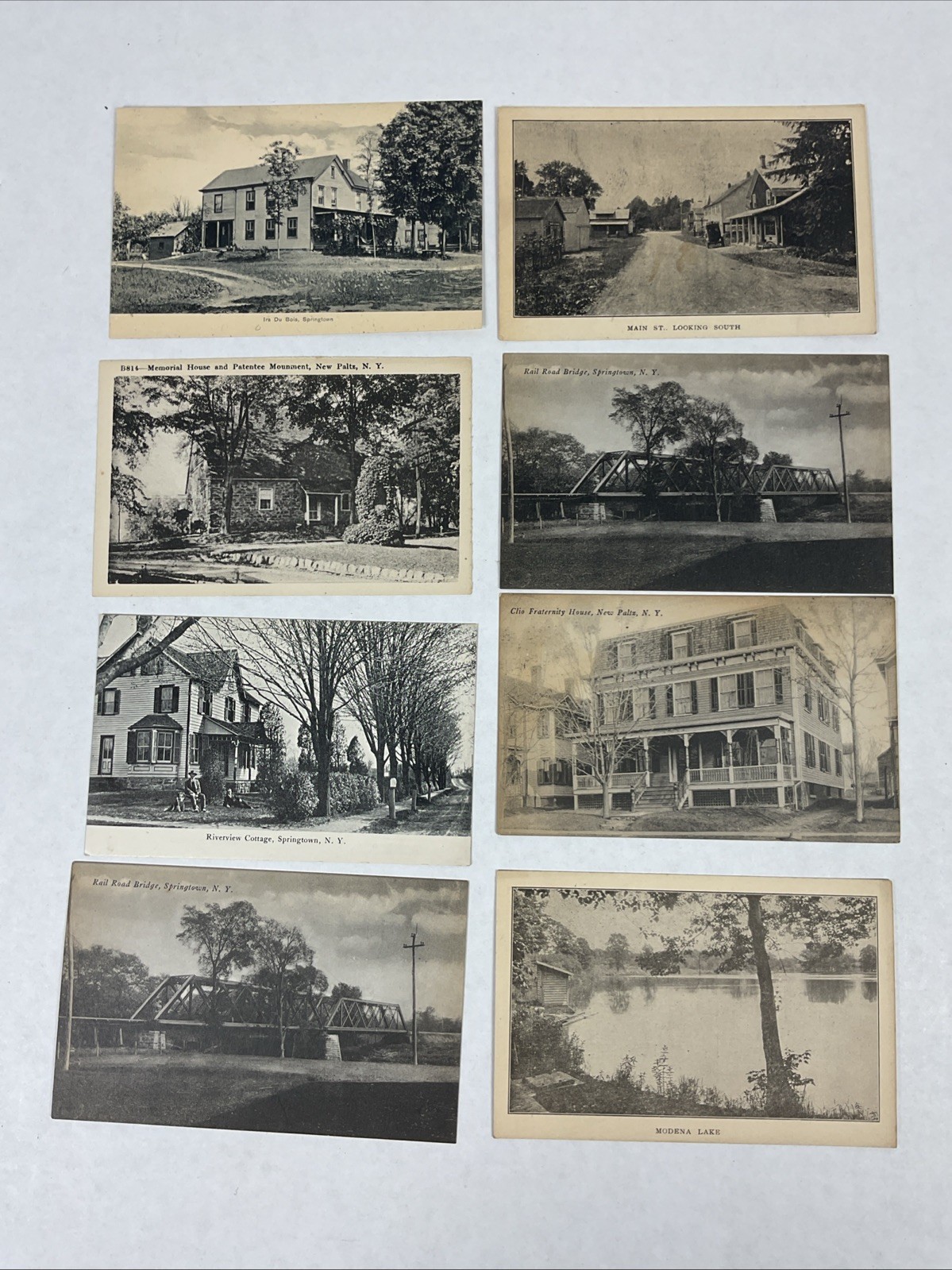 Super Rare Excelsior Vintage Postcards, Springtown, New York And More Early 1900