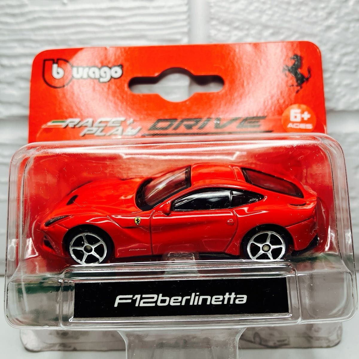 Out of print Burago Ferrari Berlinetta Blister unopened Very good condition