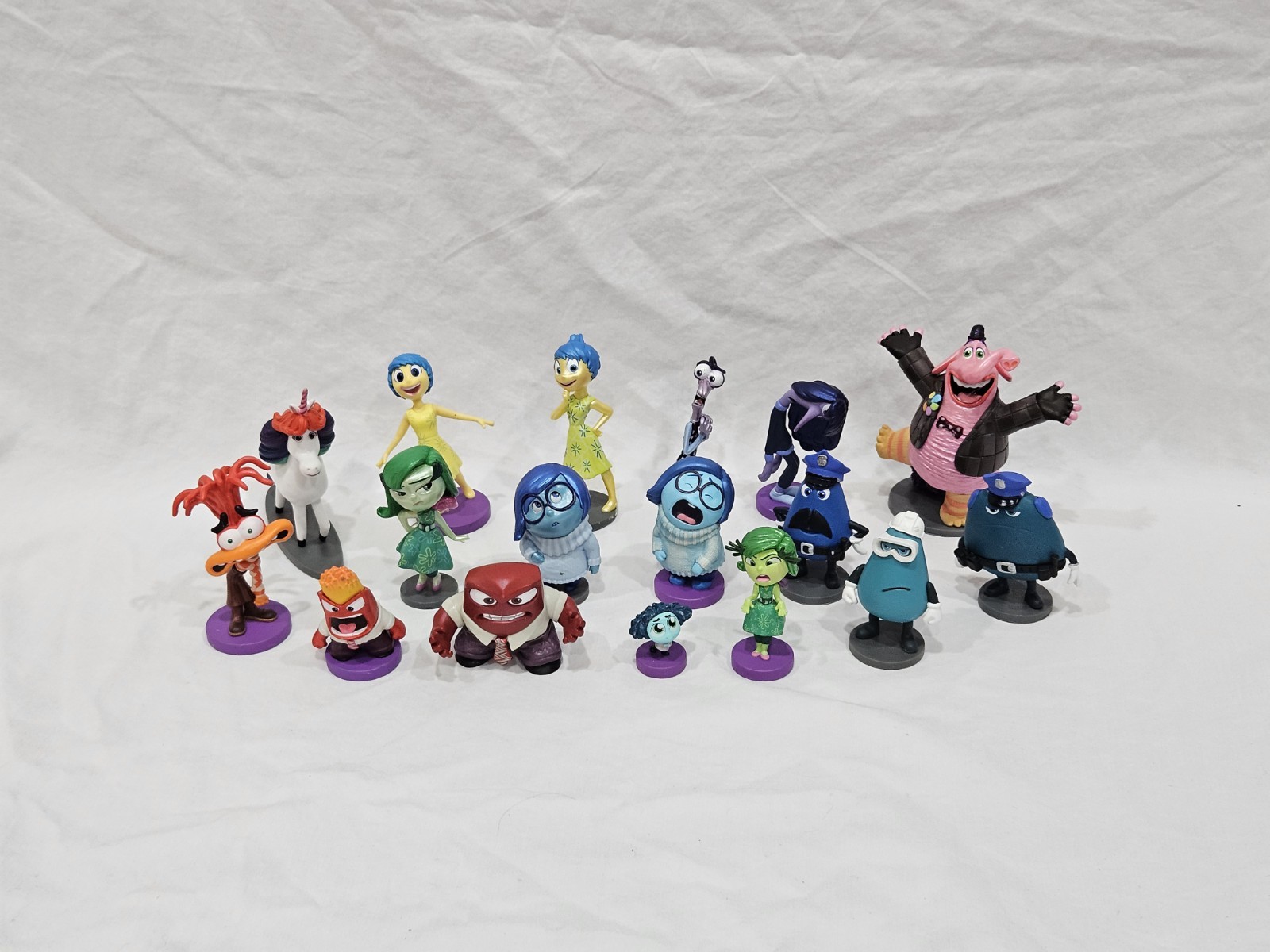 Disney Store Pixar Inside Out PVC Figure Set of 17 Joy Sadness Bing Bong