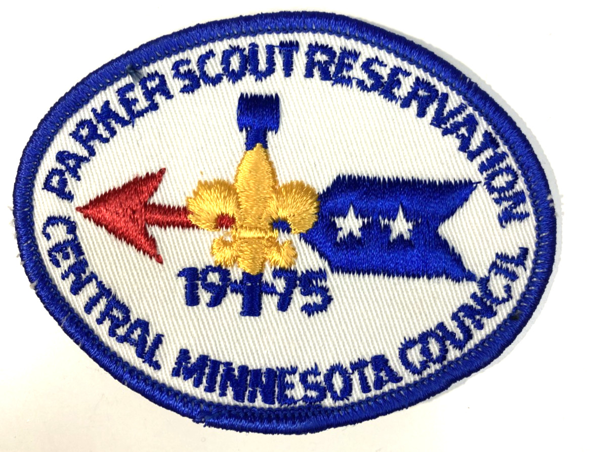 1975 Parker Boy Scout Reservation Patch Central Minnesota Council BSA 4x3\