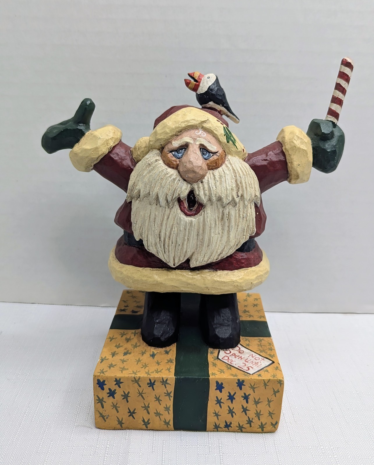 Vintage 1997 House of Hatten Rodney W. Leeseberg Santa Claus Choir Conductor 