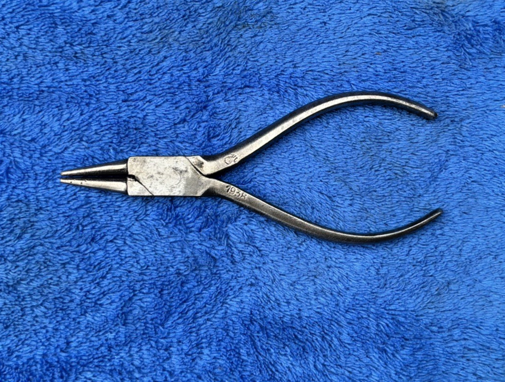Rare Vintage 1938 Pre -WW2 RAF AM AIR MINISTRY Round Nose Pliers 11cm