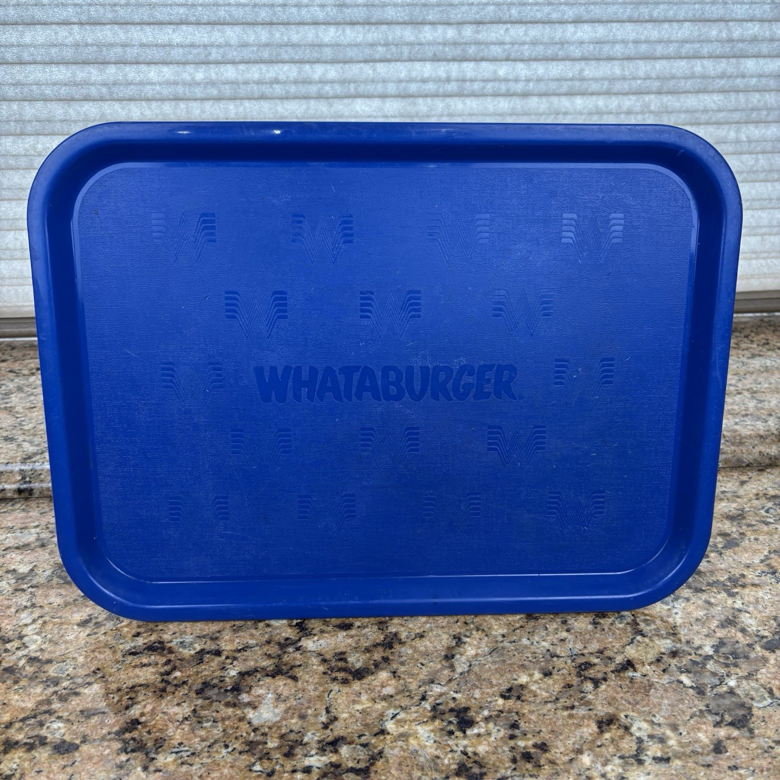 RARE Vintage Whataburger Serving Tray BLUE Carlisle from 1990s-2000 Fast Food