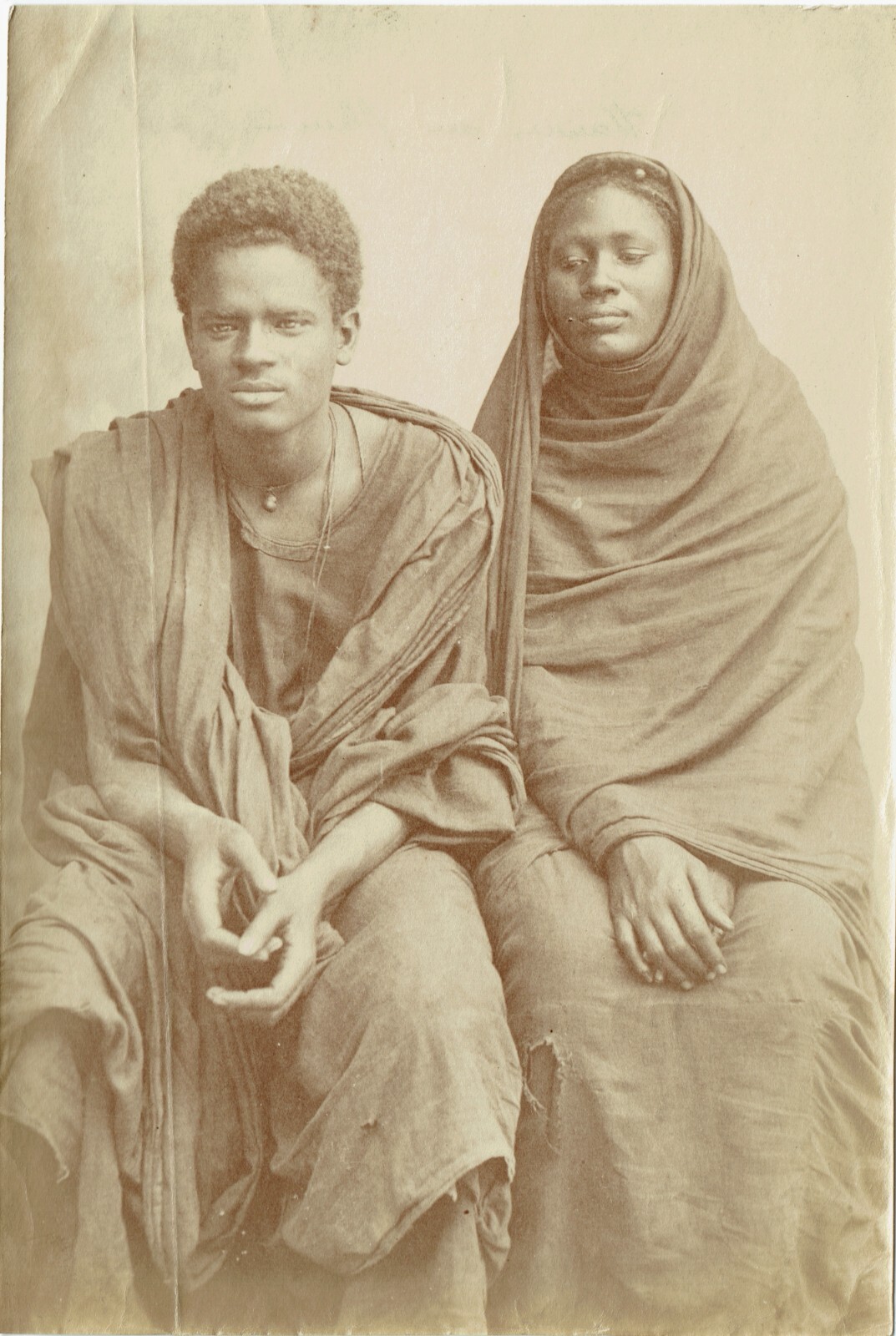 WEST AFRICA Ca 1898 Edmond FORTIER Photogr. Types Pourougnes Wolof