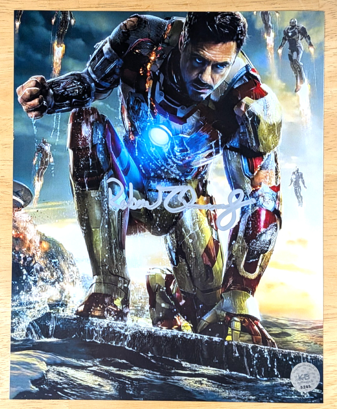 Robert Downey Jr Autographed Picture 