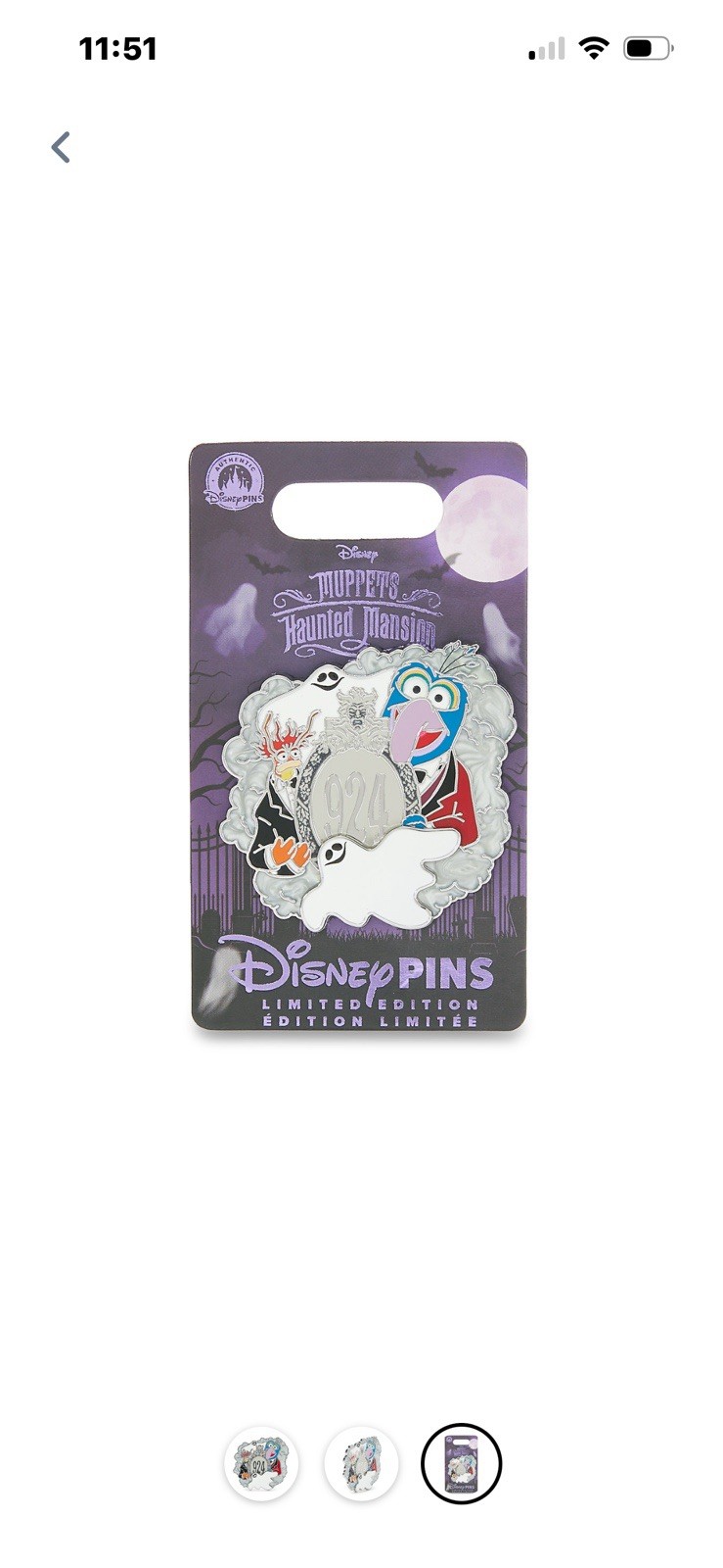 Disney Parks 2026 The Muppets Haunted Mansion Gonzo Pepe The King Pin LE New