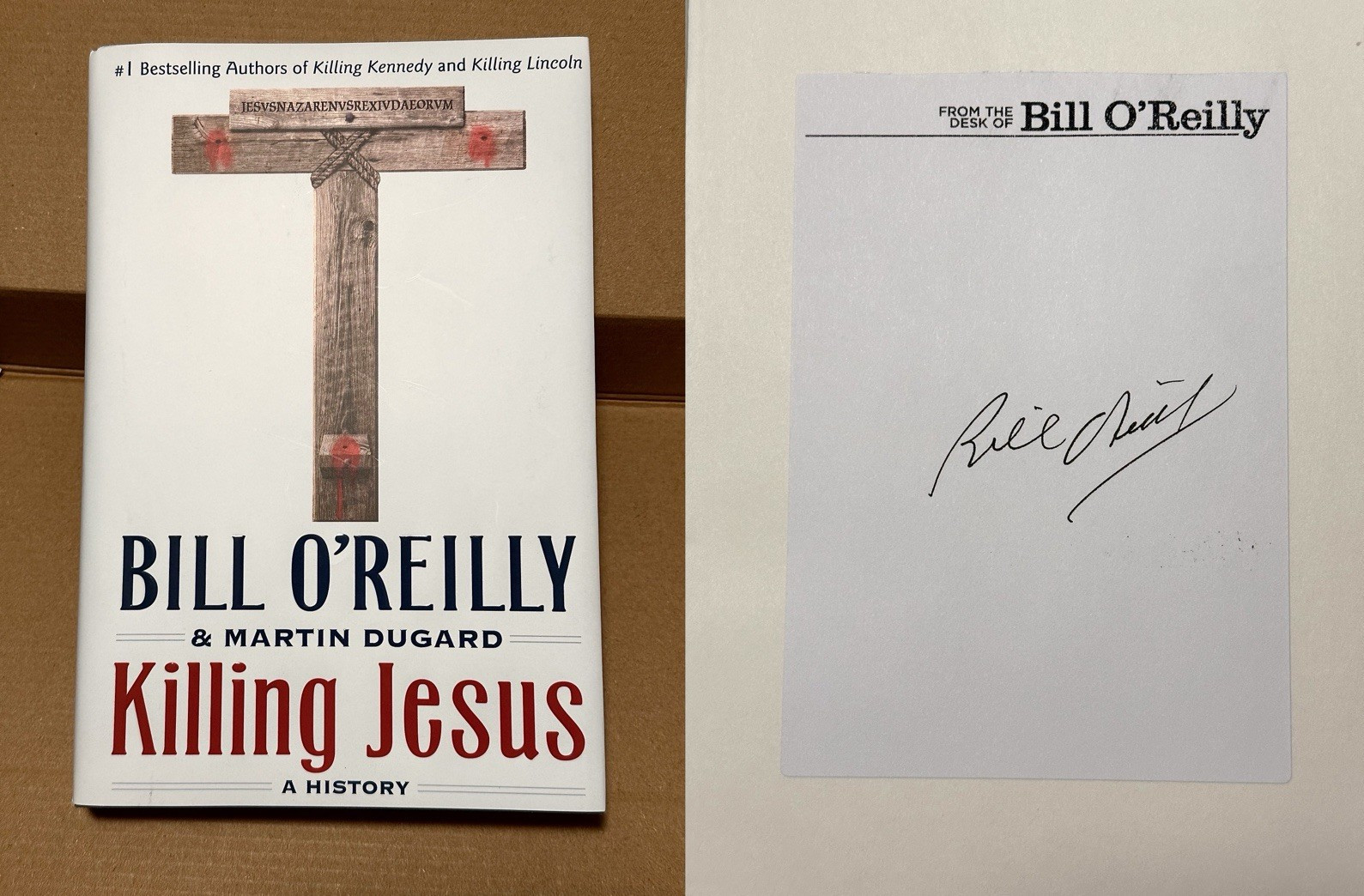 Bill O\'Reilly Signed Original Bookplates (Not Authenticated)