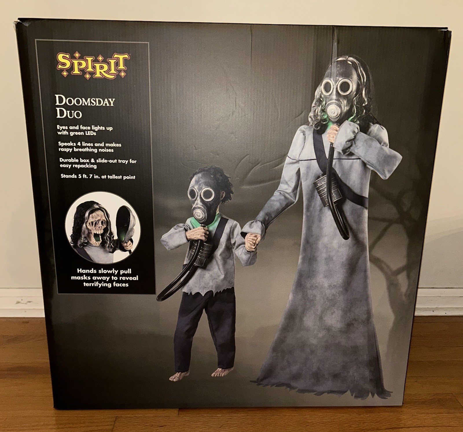 05020623 Spirit Halloween 2026 5 Ft 7 In Doomsday Duo Animatronic Prop NEW