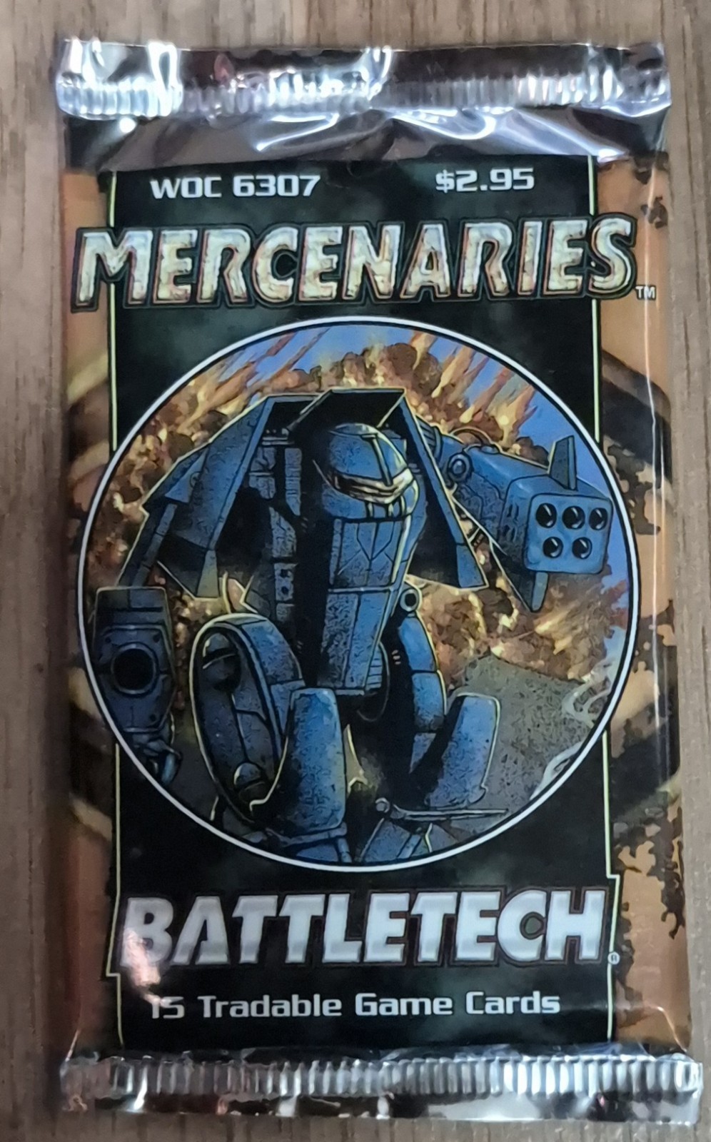 BATTLETECH CCG MERCENARIES 15 Card Booster Sealed Pack WOC 6307