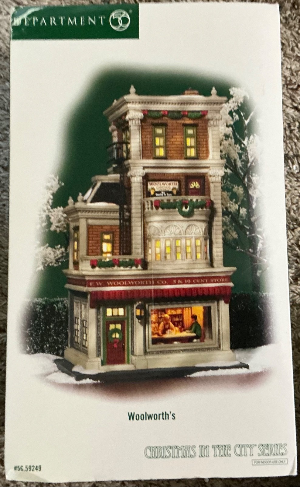 Department 56 WOOLWORTH’S Christmas In The City 59249 NIB