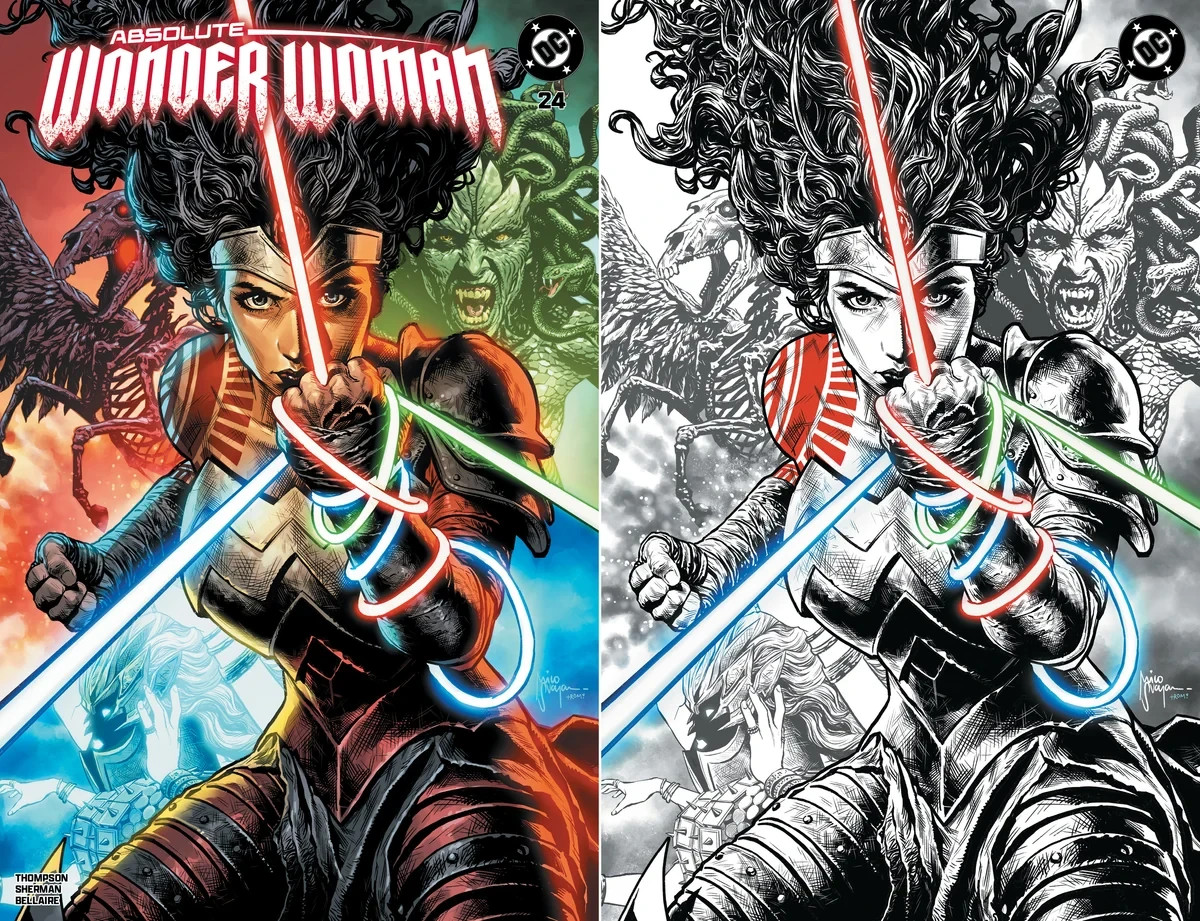 ABSOLUTE WONDER WOMAN #24 MICO SUAYAN NYCC EXCLUSIVE VARIANT SET 