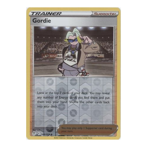 Gordie 149/203 Reverse Holo Rare Evolving Skies Pokemon Cards TCG Near Mint NM