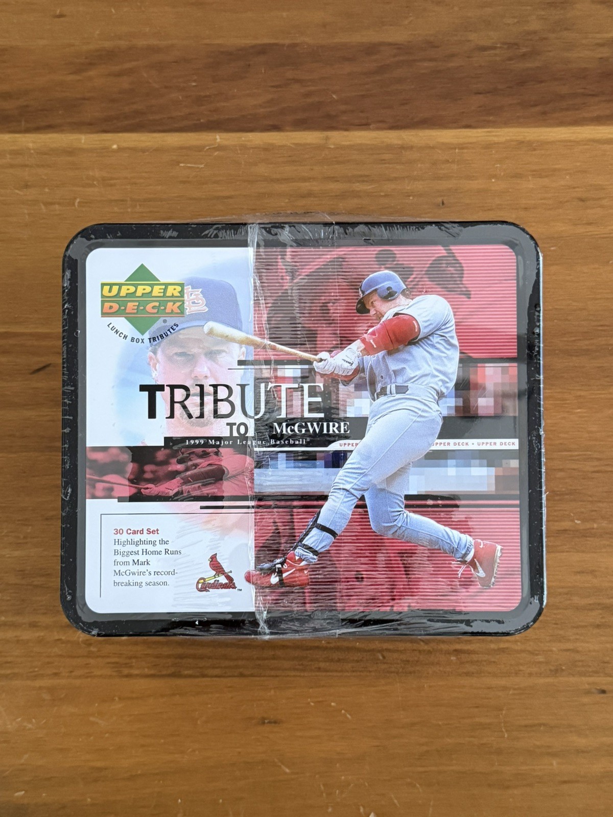 Vintage 1999 Upper Deck Tribute To Mark McGwire SEALED Lunch Box with 30 Cards
