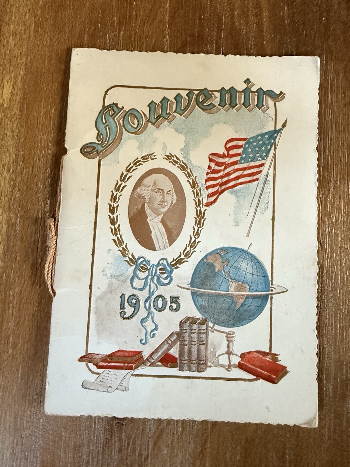 Beautiful 1904 teacher’s booklet gift .. Adam’s Co. Indiana Keepsake Graduation