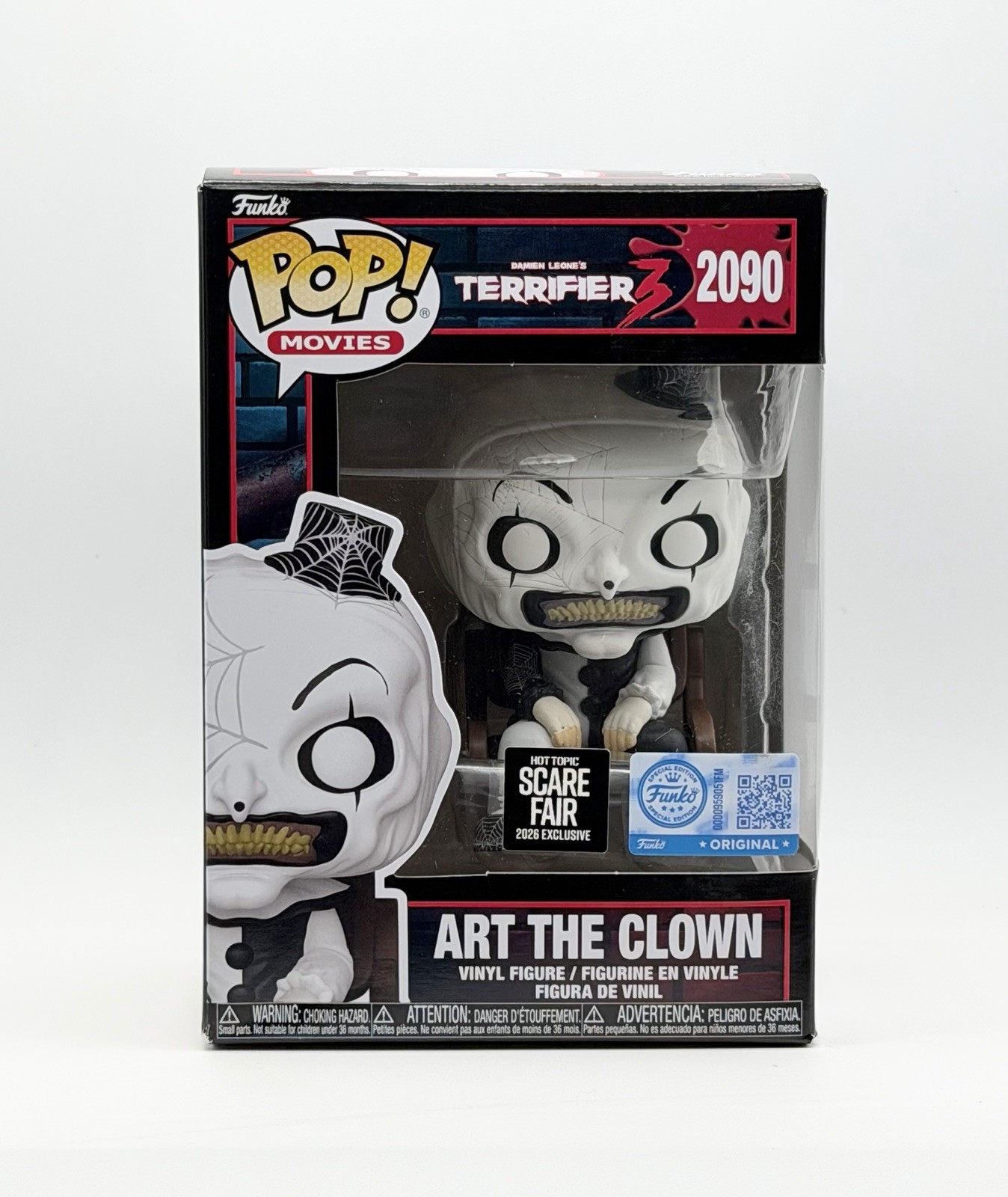 Funko Pop Terrifier 3 #2090 Art the Clown - Scare Fair 2026 *Box Not Mint*