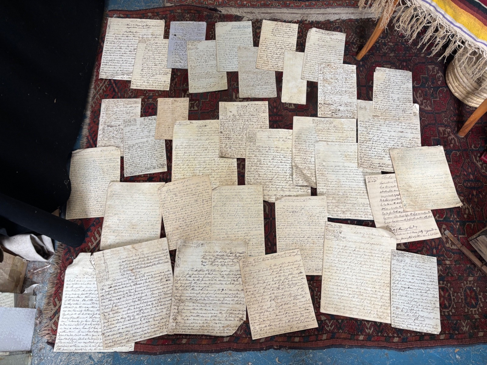 37+ ANTIQUE 1840-1870 CHRISTIAN SERMON HAND WRITTEN THEOLOGY CANTON NORTHERN NY