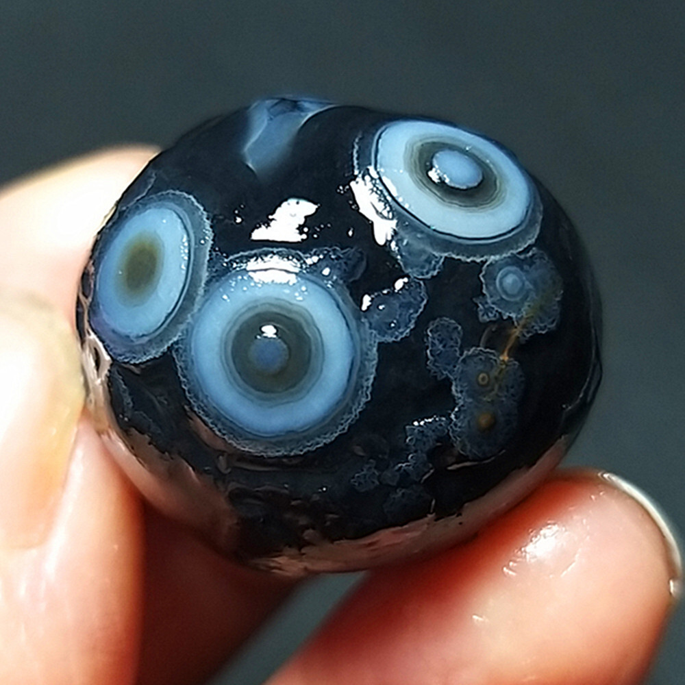 Rare 22G Natural Gobi Agate Eyes Agate/stone Madagascar  B1073