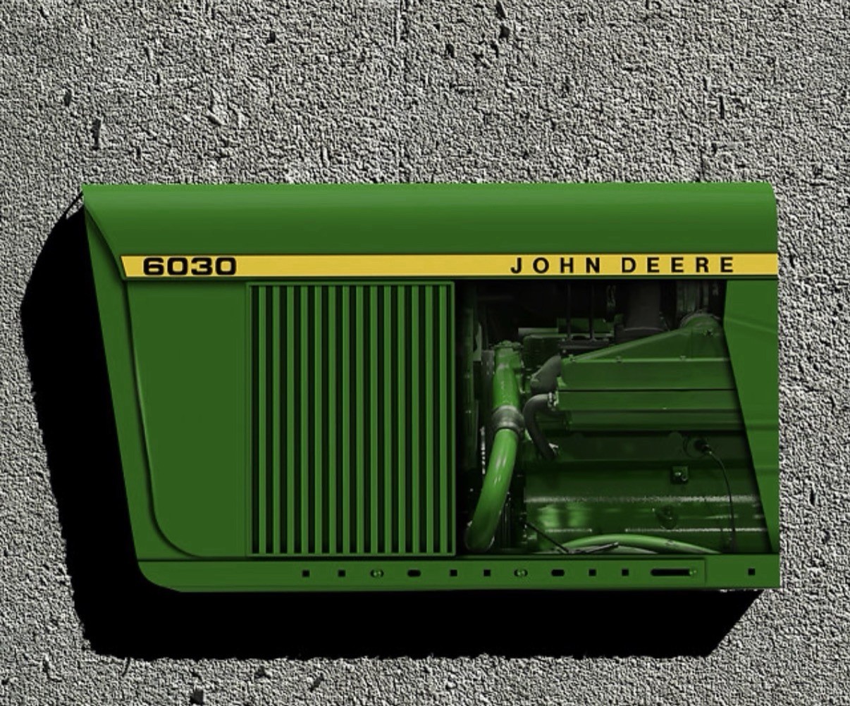 Wow Curved  John Deere Model 6030 Tractor  Farm 3D Sign Advertising