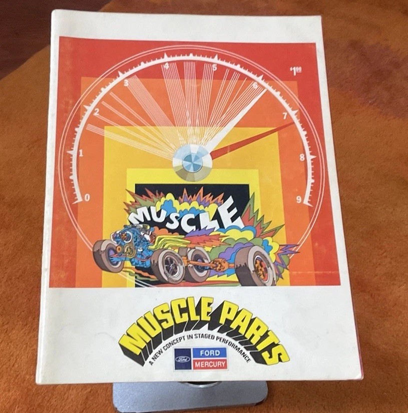 Vintage ORIGINAL 1970 Ford Muscle Parts Catalog Clean