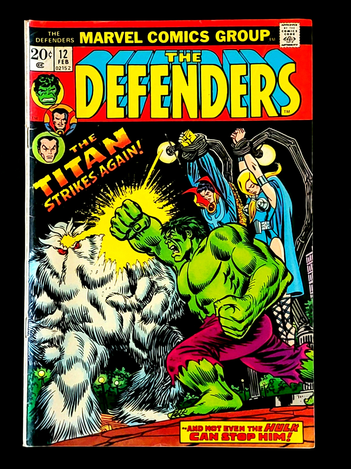 Defenders #12 (Feb 1974, Marvel)