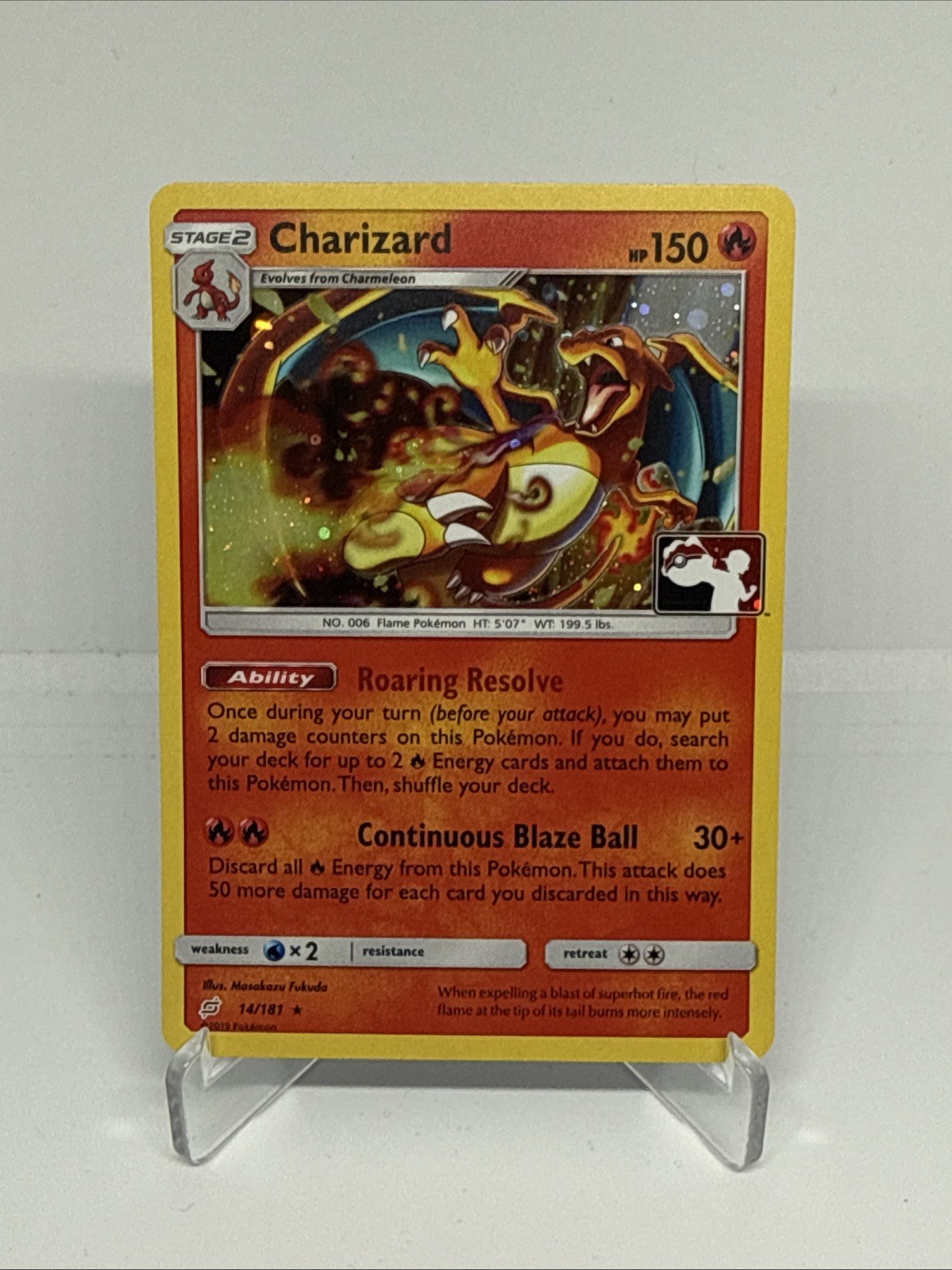 Charizard Play Stamped Library Exclusive Cosmos Holo Extremely Rare