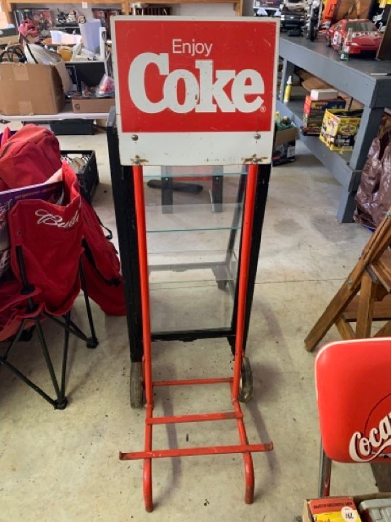 Vintage Enjoy Coke Dolly Measures 53 X 16 1/2 Inches.