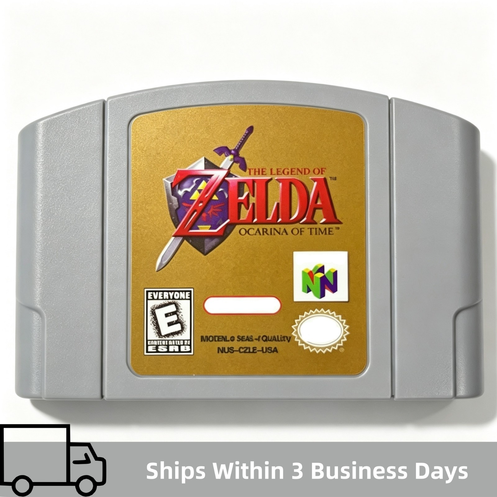 The Legend of Zelda Ocarina of Time N64 Game Cartridge