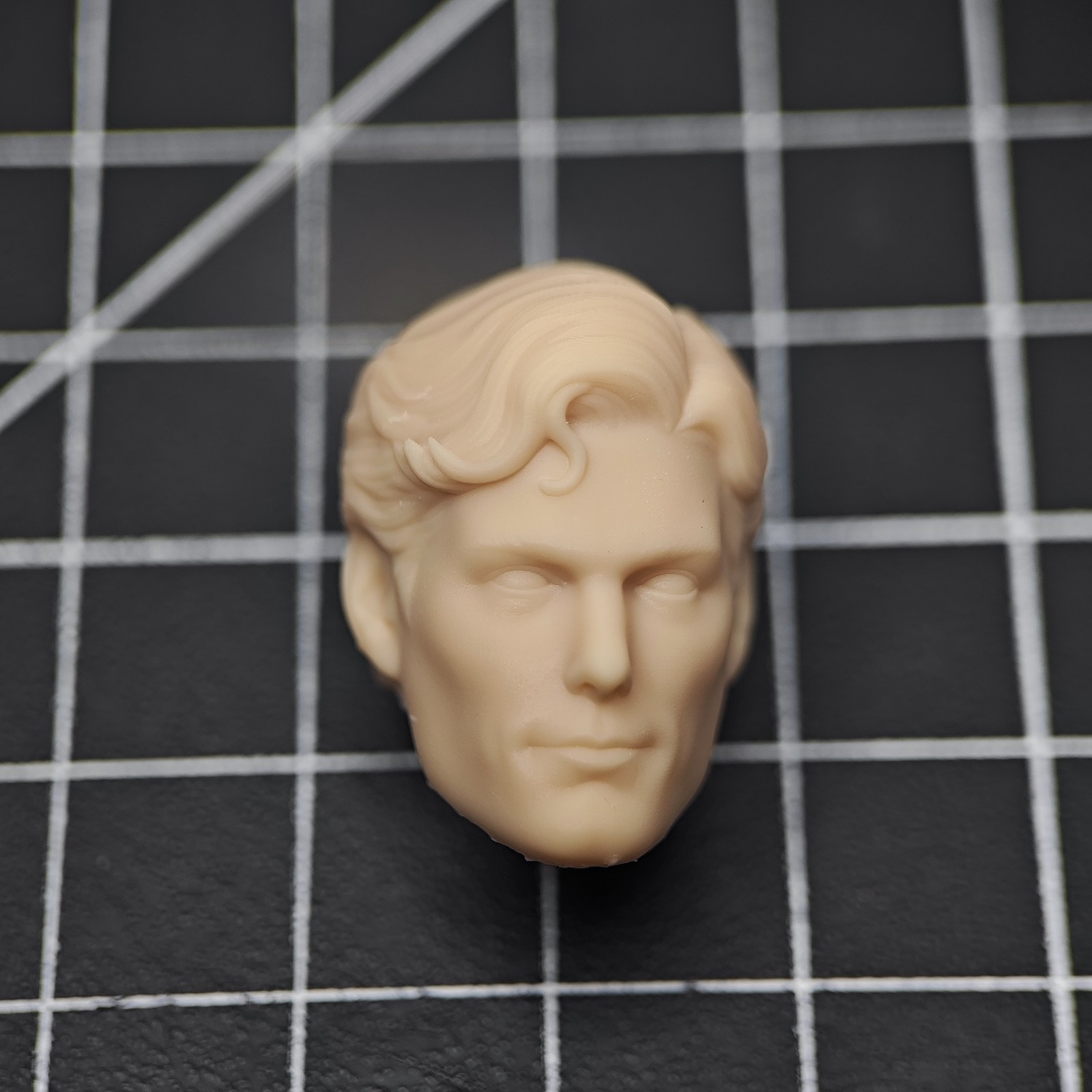 1/18 1/12 1/10 Reeve Clark 1978 A Unpainted Head Sculpt fit 3.75\