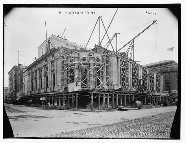 New Theatre New York C. c1900 Large Historic Old Photo 1