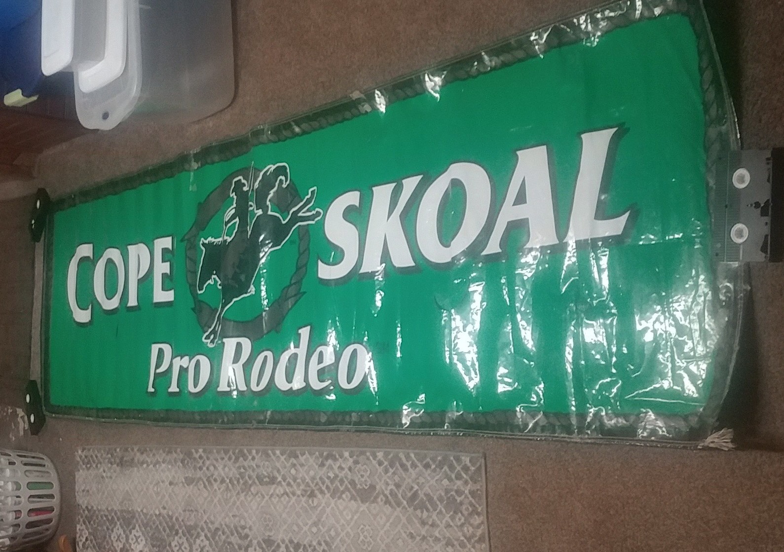 Cope/Skoal Pro Rodeo Vintage Rodeo Arena Banner