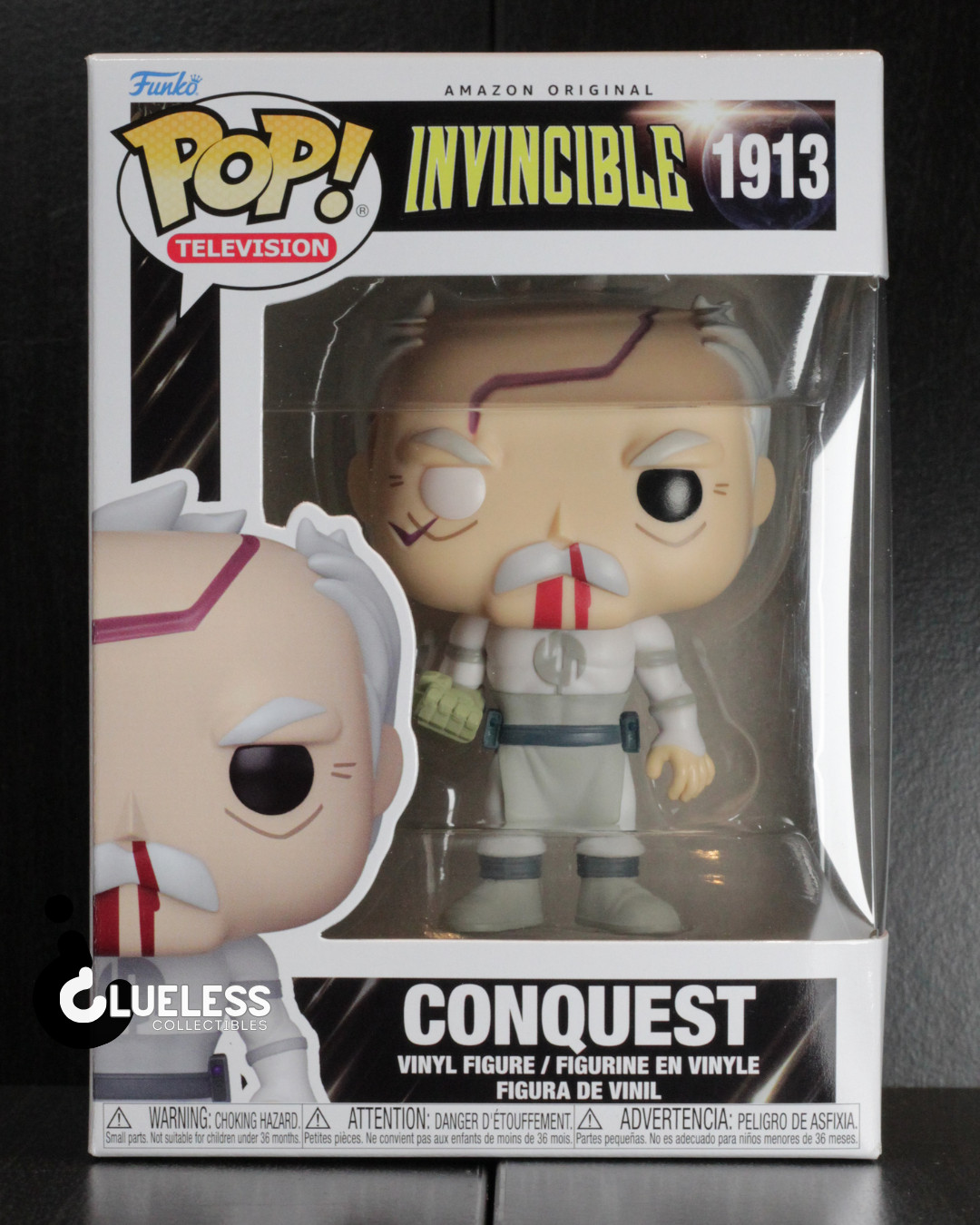Funko Pop - Invincible: Conquest #1913 and Pop Protector