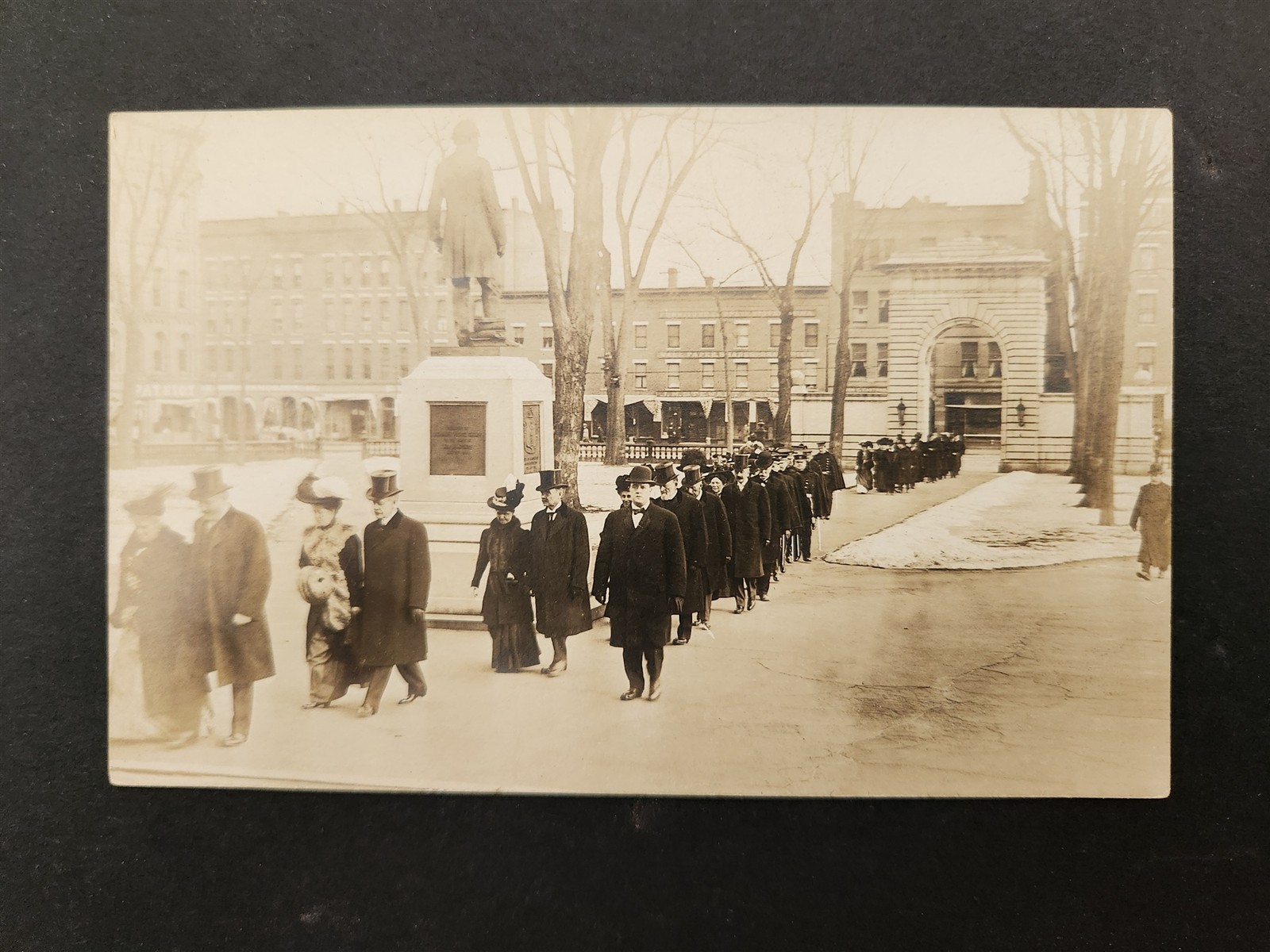1909 antique GOVERNOR HENRY B QUIMBY concord nh POLITICAL PC council procession