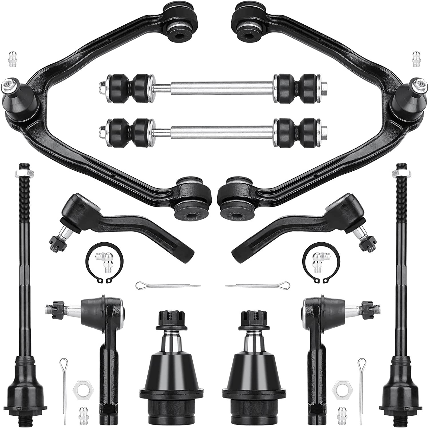12PCS Front Upper Control Arms W/Ball Joints K80826 K80942 for Escalade Chevy Si