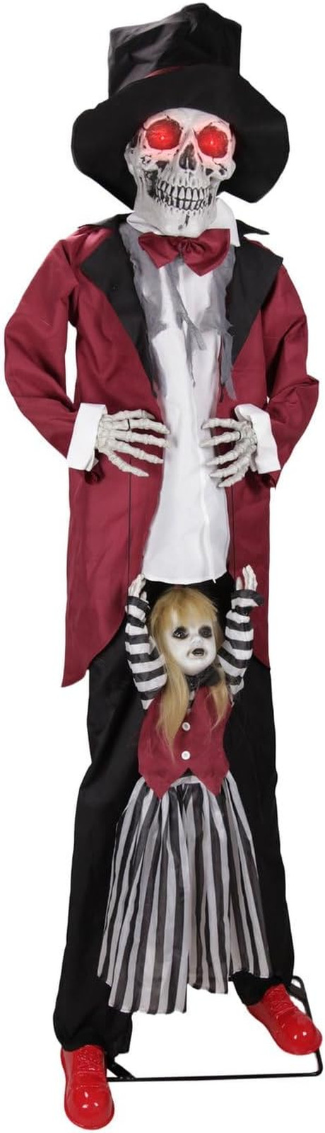 Haunted Hill Farm 7.2-Ft. Stilt Walker Halloween Animatronic