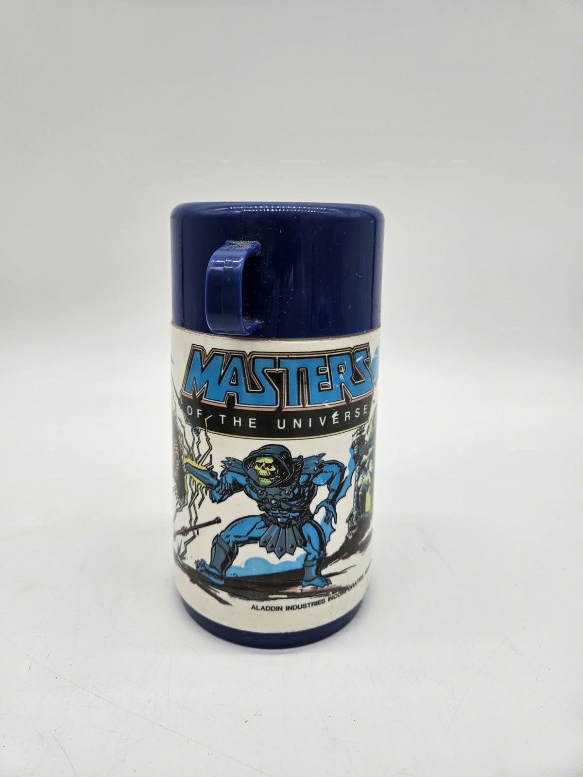 Vintage Master of the Universe He-Man Thermos Aladdin 1983 * NICE *