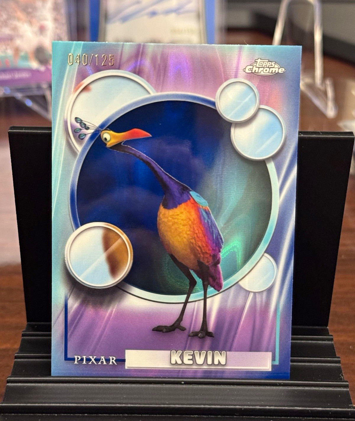 2026 Topps Chrome Pixar Disney Pixar #040/125 Kevin #137 Serial Numbered