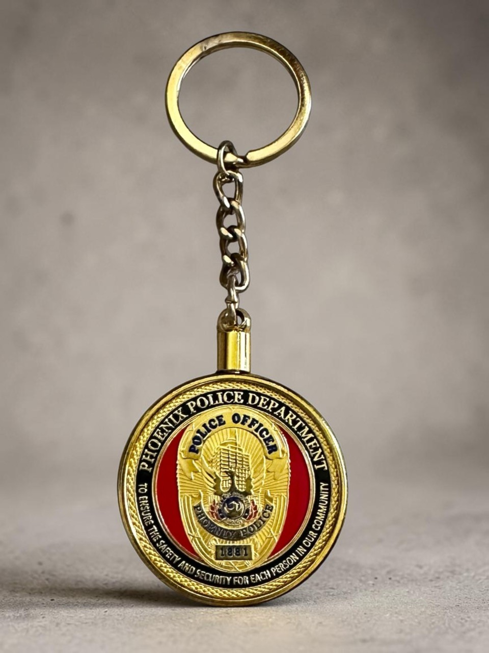 City Of Phoenix Arizona Police Department Challenge Coin Keychain ·GREAT GIFT·