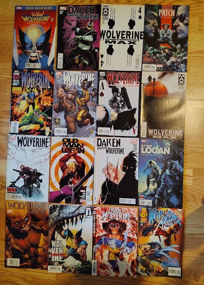 Wolverine, Old Man Logan, All-New, more..set of 16 Marvel Comics