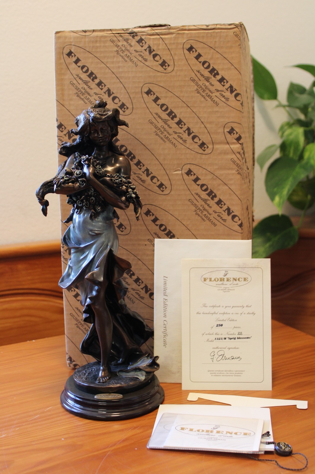 Giuseppe Armani 'Spring Blossoms' Extremely Limited Edition of 250 w/ box & cert