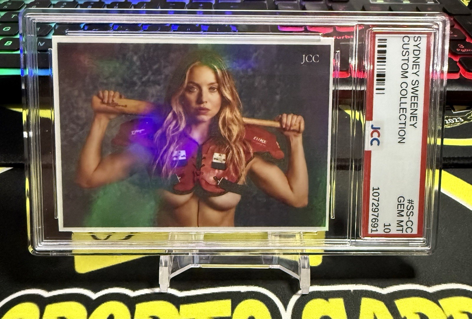 CUSTOM Sydney Sweeney Slab-Novelty Card-Bo Jackson-Euphoria