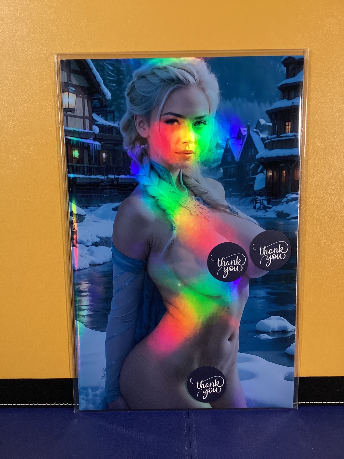 ELSA SNOW QUEEN DISNEY’S FROZEN NM/MT 9.8 CGC READY EDITION A NUDE FOIL COVER