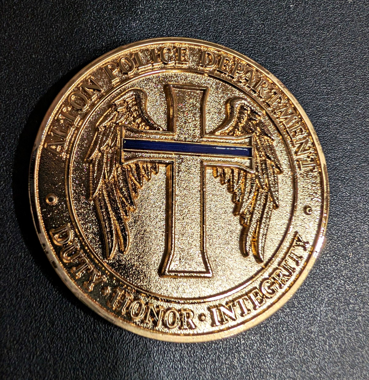Alton, Texas Police Patrolman Badge Challenge Coin