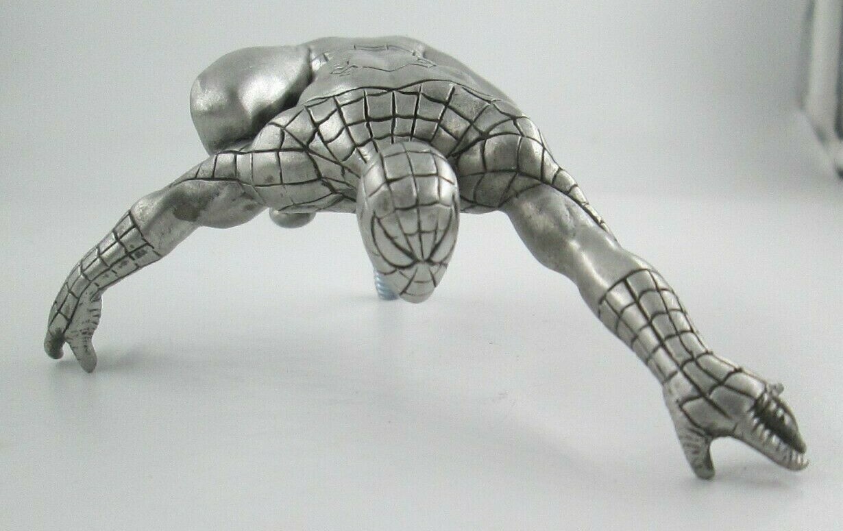 spiderman rare 1996 superhero stan lee ratrod  hotrod car hood ornament